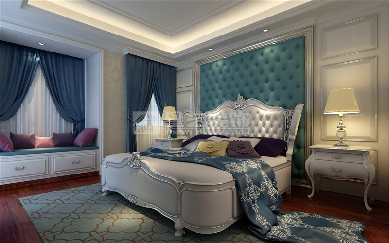 領(lǐng)世郡一號178平臥室裝修效果圖