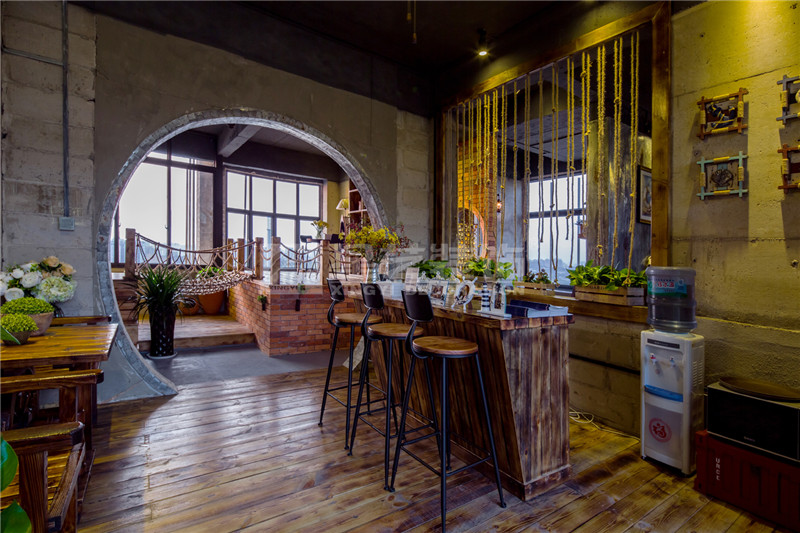 漢軍五象一號空中體驗館160平船艙區(qū)裝修設(shè)計實景圖