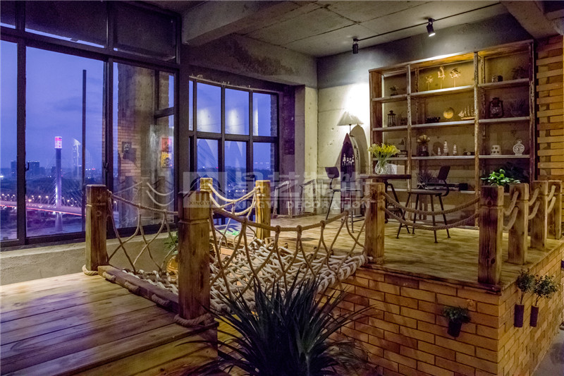 漢軍五象一號空中體驗館160平探險區(qū)裝修設(shè)計實景圖