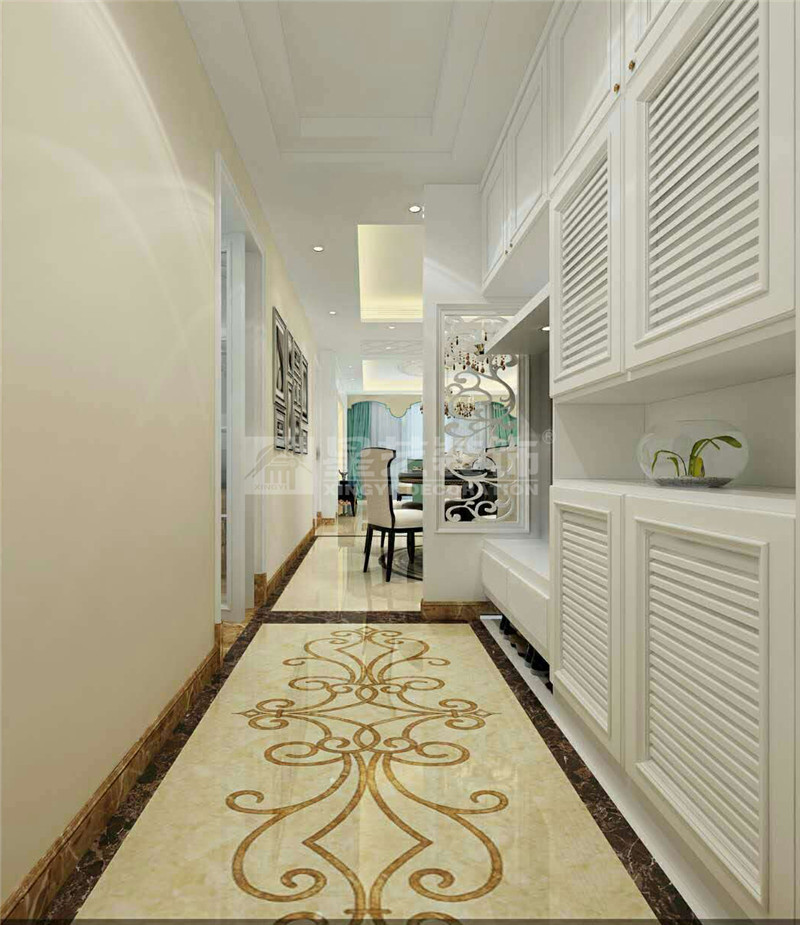 云星錢隆首府140平玄關(guān)裝修效果圖