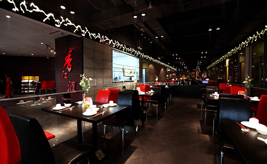 香江匯時尚餐廳2000平用餐區(qū)裝修設(shè)計實景圖