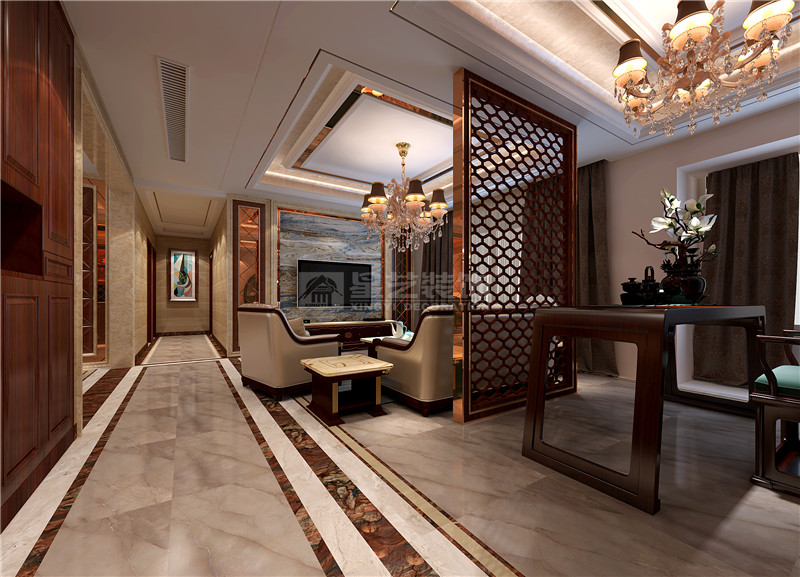 萬(wàn)達(dá)茂149平入戶(hù)裝修效果圖