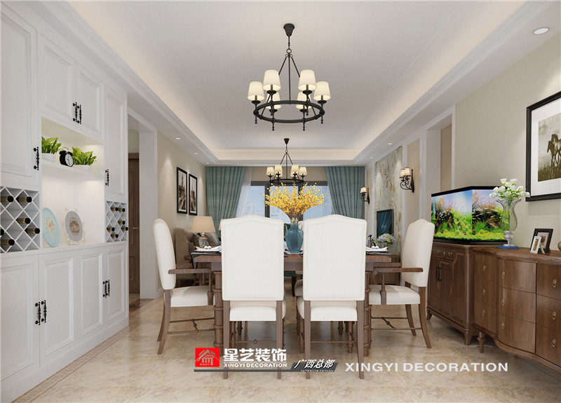 天譽(yù)花園120平客廳裝修效果圖