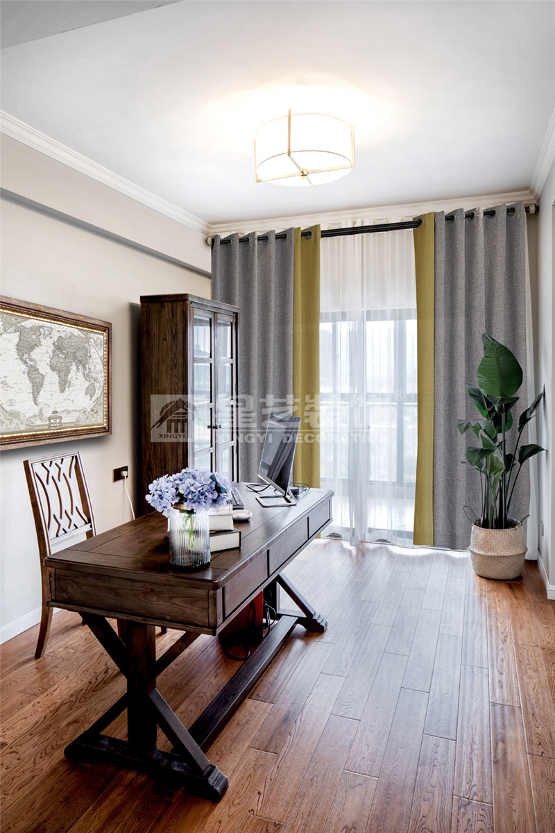 遠(yuǎn)辰山水一號(hào)150平書房裝修效果圖