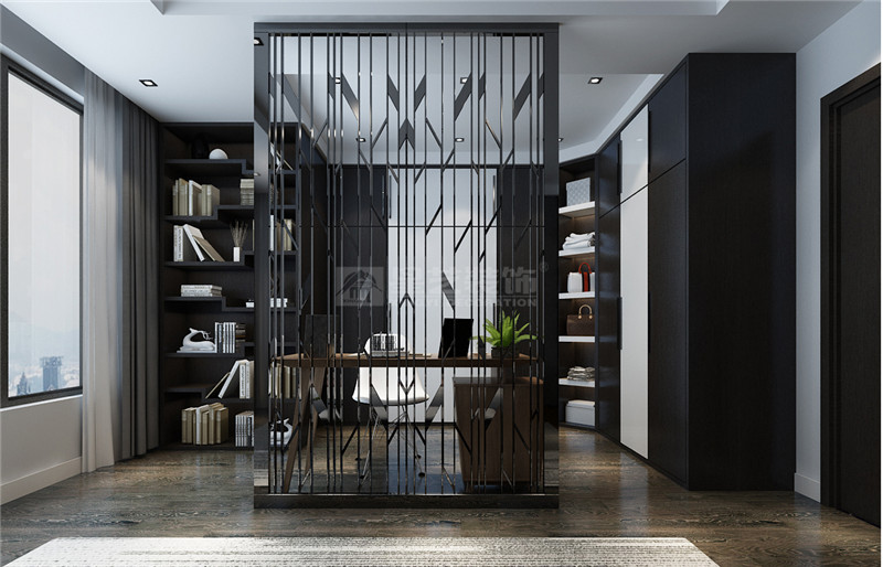 保利領秀前城120平衣帽間裝修效果圖