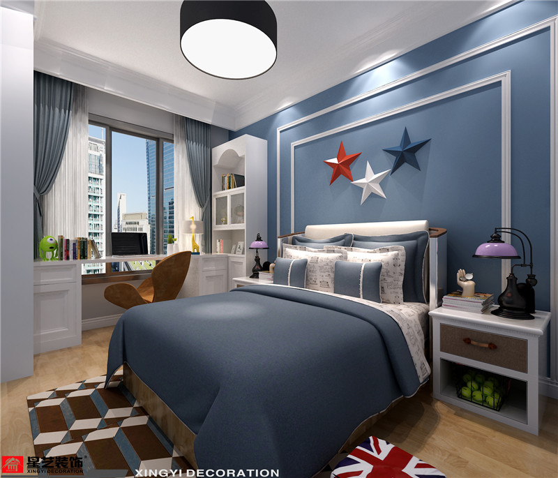 萬(wàn)達(dá)茂140平兒童房裝修效果圖