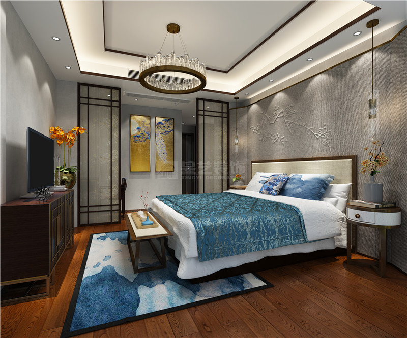 華發(fā)國(guó)賓壹號(hào)183平臥室裝修效果圖