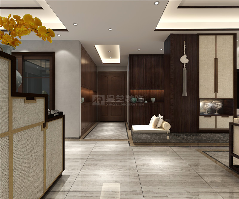 華發(fā)國(guó)賓壹號(hào)183平入戶裝修效果圖