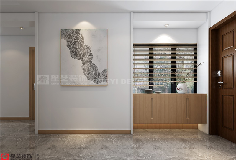 寶能五象湖一號160平入戶玄關裝修效果圖