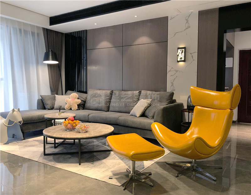 金源一品 165平客廳裝修實景圖