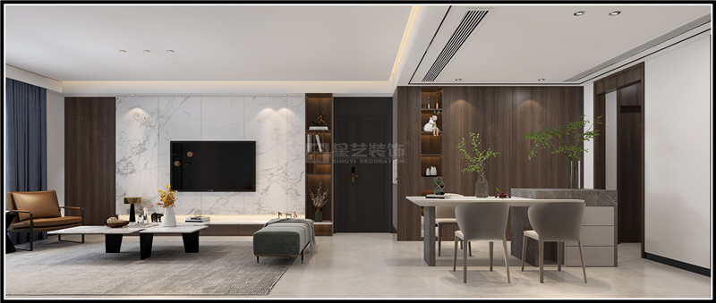 民族風情街123平客餐廳裝修效果圖