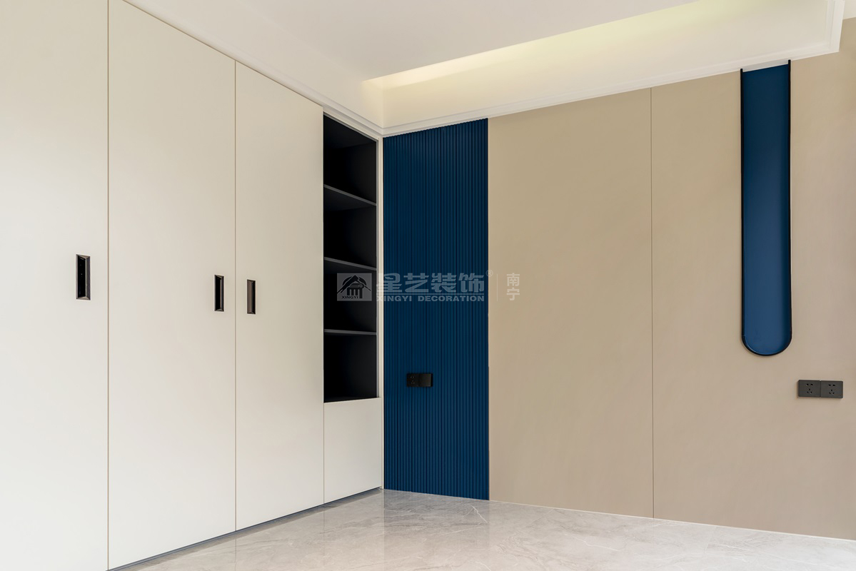 建發(fā)央璽129平現(xiàn)代奶油風兒童房裝修實景