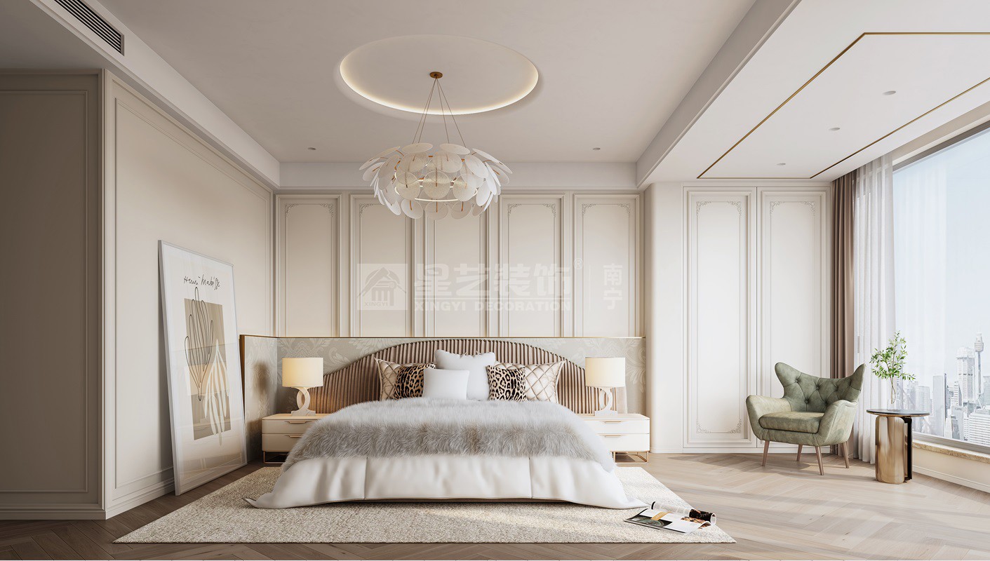 DK國(guó)際200平輕法式風(fēng)格臥室裝修效果圖