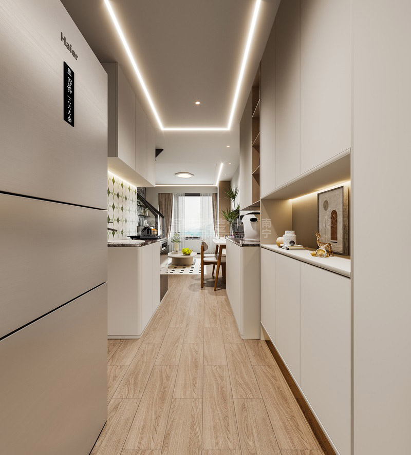 建發(fā)央著65平loft現(xiàn)代風(fēng)格入戶(hù)玄關(guān)裝修效果圖