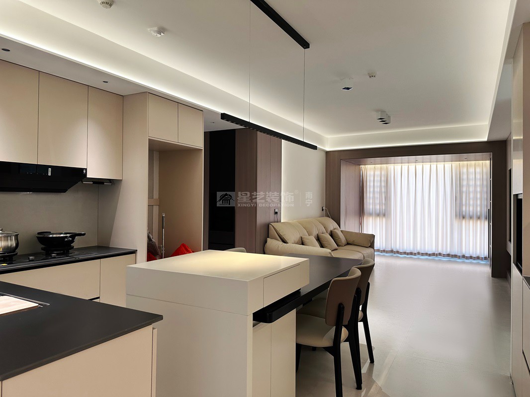 領譽府115平現代簡約餐廳裝修實景